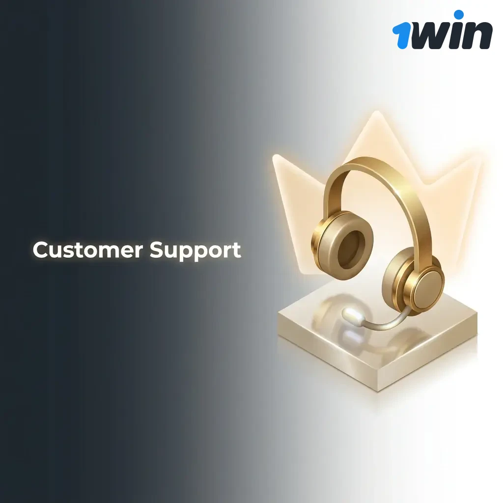 1win iOS app customer support options including live chat, email, FAQ, and social media available 24/7