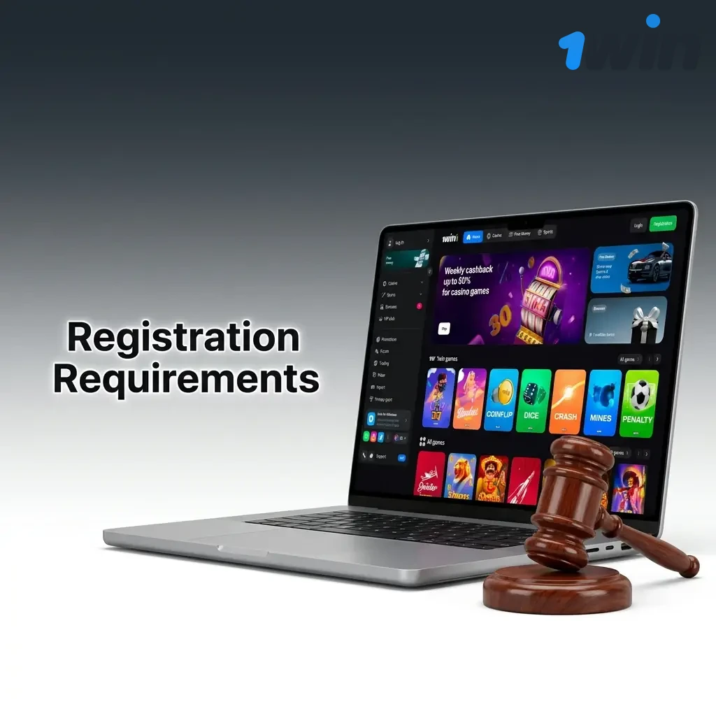 Online casino registration requirements including age verification, ID proof, and eligibility rules for Indian users